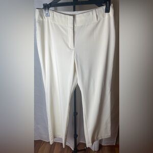 Woman's Cream dress pants lightweight by tapemeasure size 14